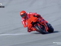 Marc Marquez Debut dengan Seragam Merah dan Ducati Baru