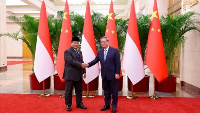 Pertemuan Bilateral Presiden Prabowo dengan PM Li Qiang di Beijing.