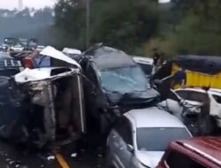 Kecelakaan Mengerikan di Tol Purbaleunyi, Satu Tewas, 22 Luka