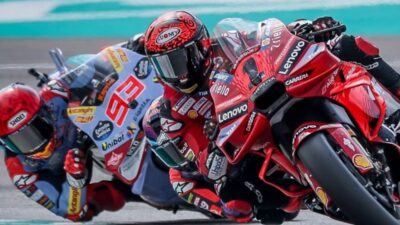 Duel Bagnaia vs Martin vs Marquez di MotoGP Malaysia 2024.