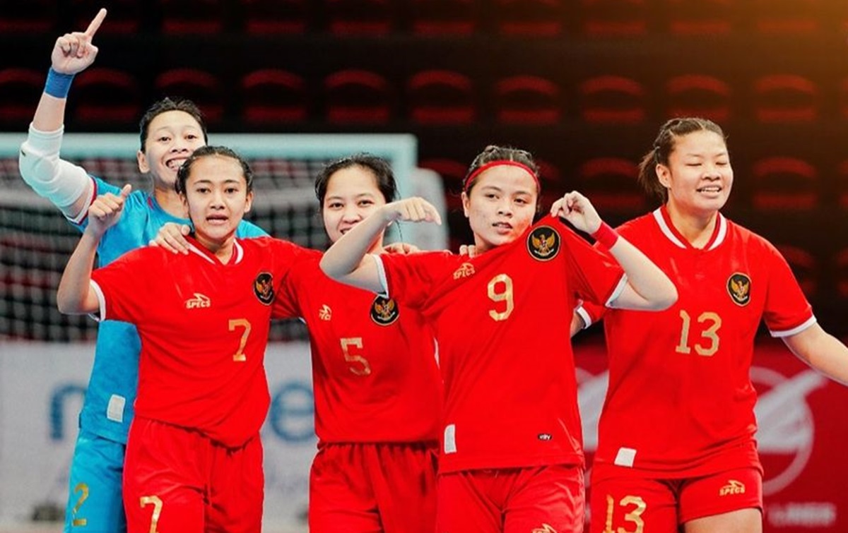 Timnas Futsal Putri Indonesia menang telak 7-0 atas Timnas Futsal Putri Myanmar