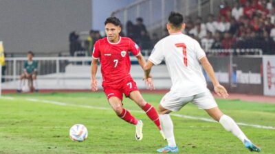 Laga Timnas Indonesia vs Timnas Vietnam.