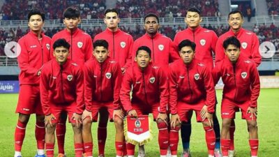 Para pemain Timnas Indonesia U-20 kala berlaga.