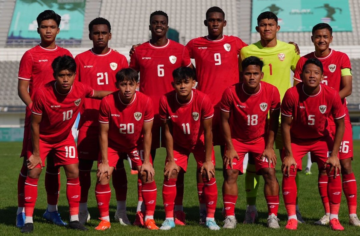 Para pemain Timnas Indonesia U-20 kala berlaga.