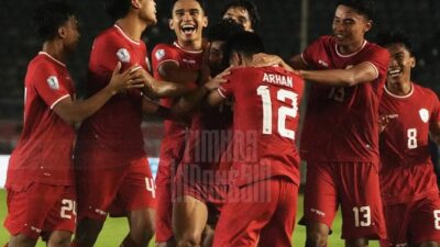 Timnas Indonesia menang 1-0 atas Myanmar di Piala AMEC 2024.