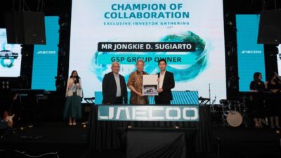 Penandatangan MoU dealer Jaecoo di berbagai wilayah Indonesia.