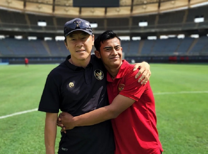 Para pemain Timnas Indonesia kala berlaga.