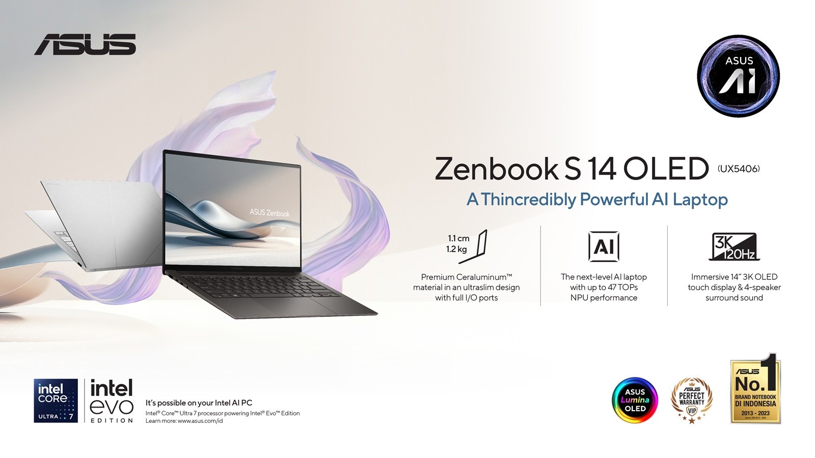 ASUS Zenbook S 14 UX5406