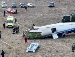 Pesawat Jatuh Dekat Aktau, 7 Korban Dalam Kondisi Kritis