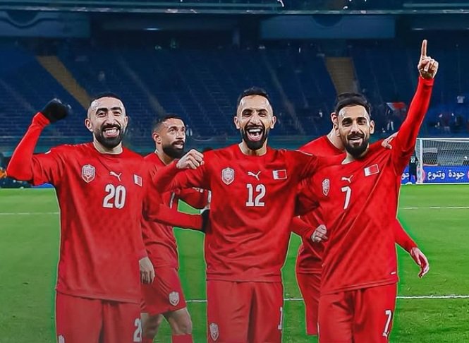 Timnas Bahrain menang 2-0 atas Irak di Gulf Cup 2024.