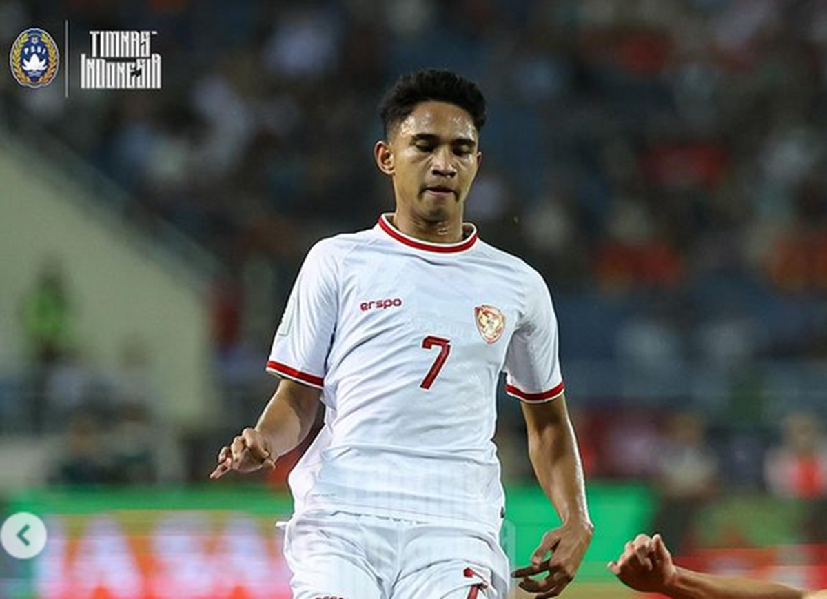 Marselino Ferdinan kala membela Timnas Indonesia.