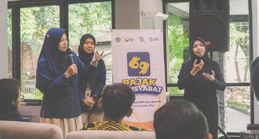 Kanwil DJP Jabar III edukasi disabilitas tuli soal perpajakan