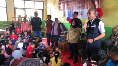 Kemensos Dirikan Dapur Umum dan Salurkan Bantuan di Sukabumi