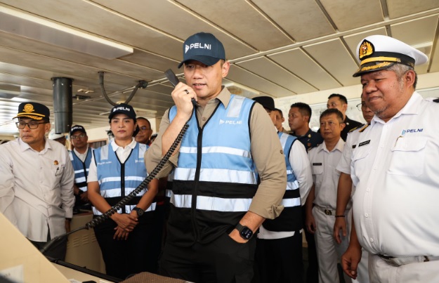 AHY cek arus mudik di Pelabuhan Tanjung Priok