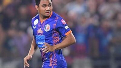 Asnawi Mangkualam kala membela Port FC.