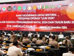 Panglima TNI Hadiri Rakor Lintas Sektoral Kesiapan Operasi Lilin 2024