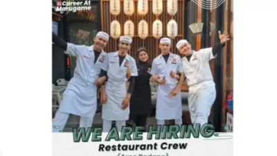 Marugame Udon Padang Buka Peluang Karier, Cek Persyaratan dan Cara Daftarnya!