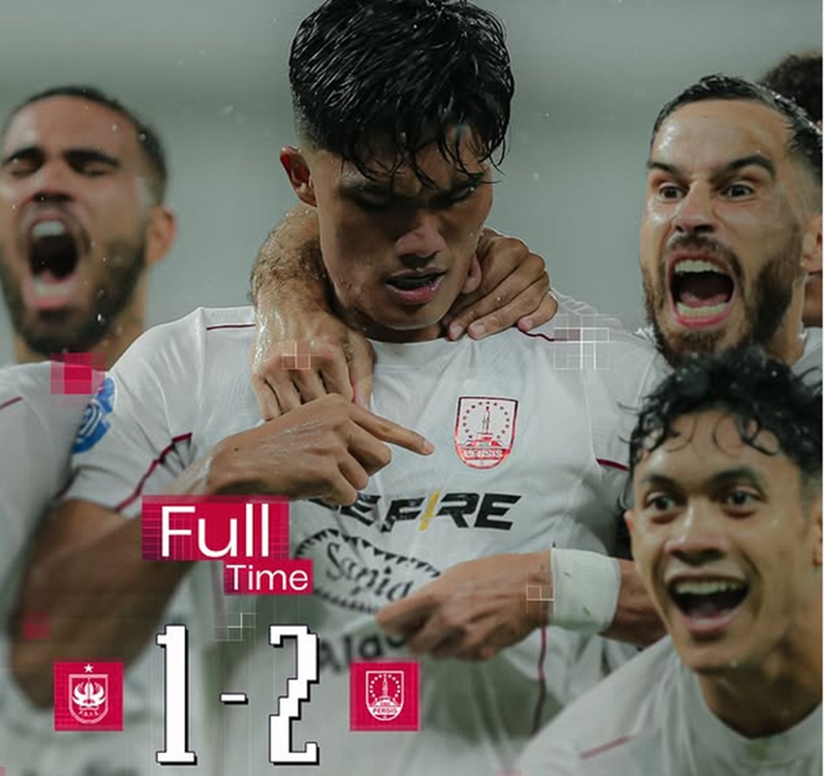 Laga PSIS Semarang vs Persis Solo.