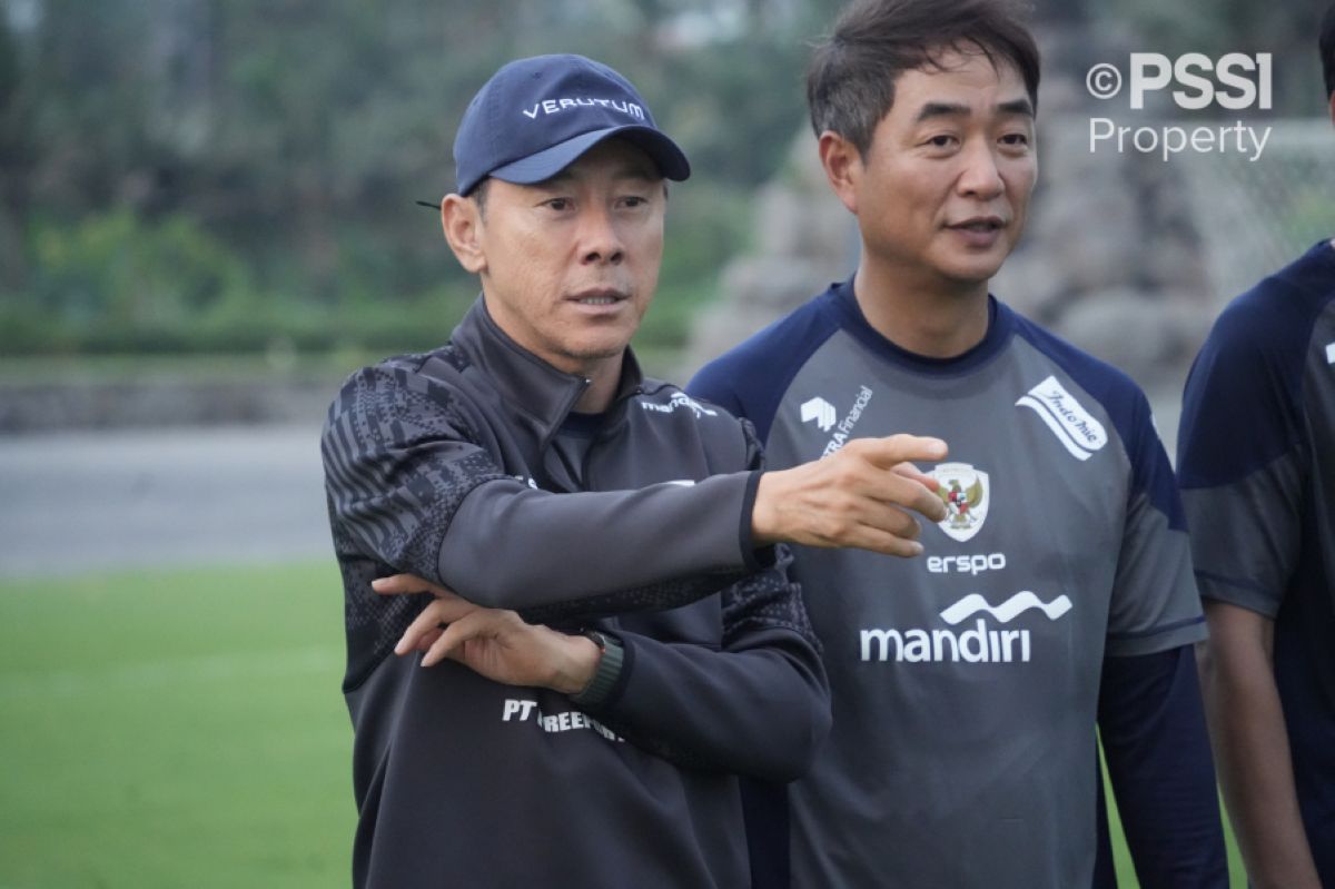 Pelatih Timnas Indonesia, Shin Tae-yong.