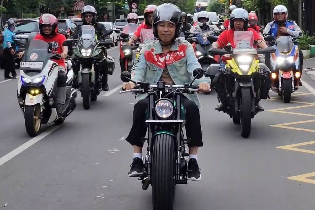 Presiden Jokowi Gelar Touring