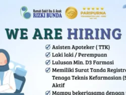 Rumah Sakit Ibu dan Anak Rizki Bunda Agam Cari Asisten Apoteker, Ini Persyaratannya