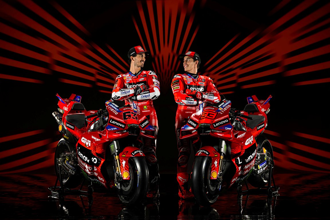 Ducati Lenovo meluncurkan tim untuk MotoGP 2025 yang diperkuat Francesco Bagnaia dan Marc Marquez