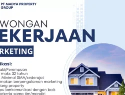 Lowongan Terbaru, Marketing di PT Madya Property Group