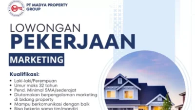 Jangan Lewatkan! PT Madya Property Group Buka Lowongan Marketing hingga 23 Januari 2025