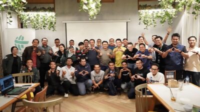 Hypernet Technologies dan HPE Aruba dalam acara Meet Eat Inspire (MENS) di Amanaia, Cikarang, Senin (20/1/2025) .