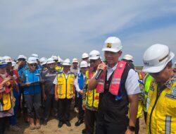 AHY Tinjau Pembangunan Tol Semarang–Demak, Target Selesai 2027