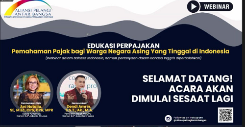 WNA Jangan Lupa Bayar Pajak