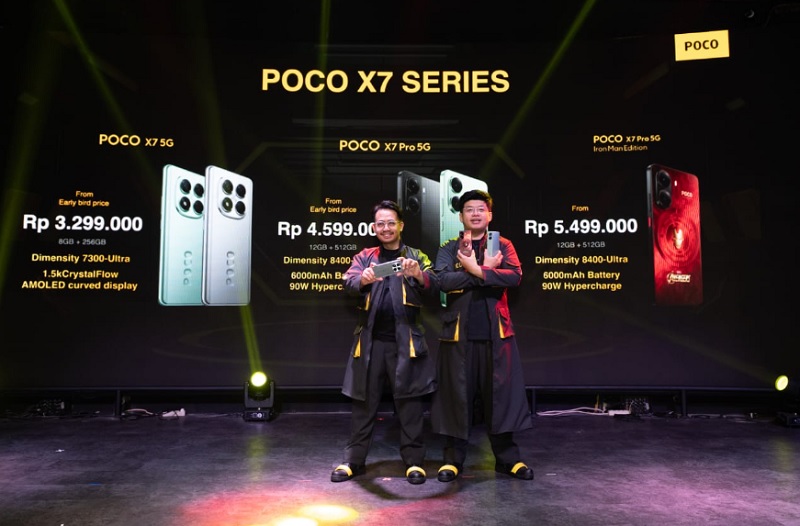 POCO X7 Series resmi diluncurkan di Indonesia.