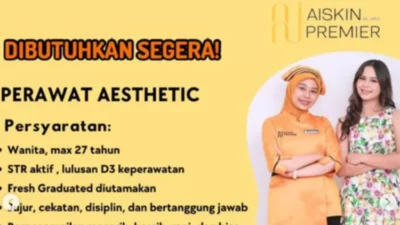 Aiskin Premier Buka Rekrutmen Februari 2025, Kesempatan Emas untuk Perawat Aesthetic
