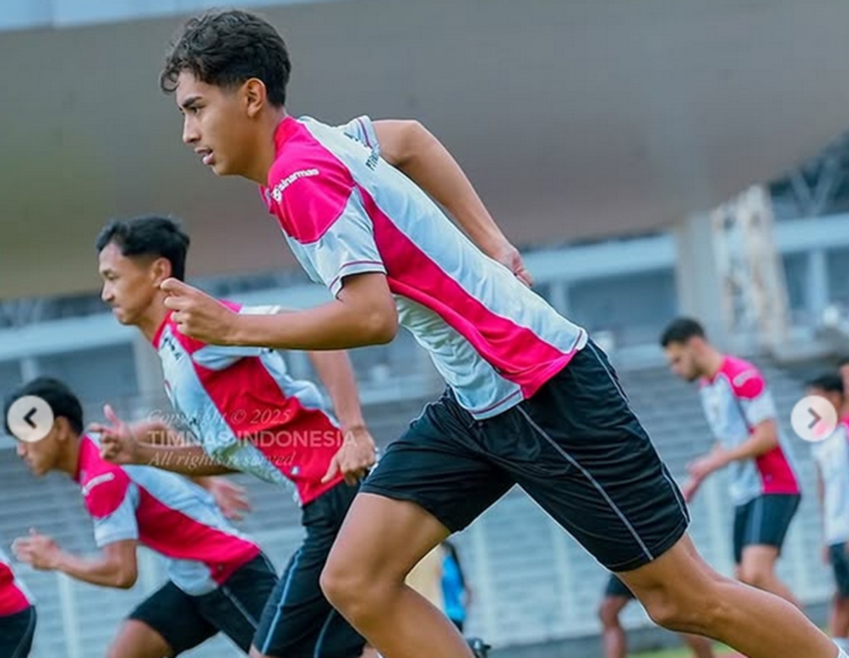 Timnas Indonesia U-20 kala berlatih.