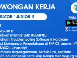 Dibuka Lowongan Operator/Junior IT di PT Relasi Mahakarya Wijaya, Gaji di Atas 3 Juta!