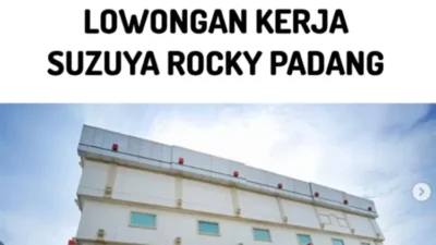 Lowongan Kerja SUZUYA ROCKY Padang! Dibutuhkan Kasir, SPB/SPG, dan Customer Service