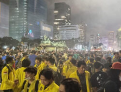 Tolak Revisi UU TNI, Polri, dan Kejaksaan, Mahasiswa Aksi di Patung Kuda