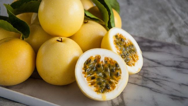 Selain enak buah markisa juga bagus untuk kesehatan.