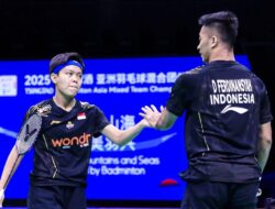 Kalahkan Goh/Lai, Dejan/Fadia Buka Keunggulan Indonesia