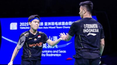 Kalahkan Goh/Lai, Dejan/Fadia Buka Keunggulan Indonesia