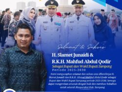 Selamat Bertugas untuk Bupati dan Wakil Bupati Sampang Sukses Menjalankan Amanat Masyarakat Sampang