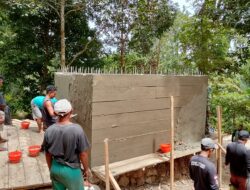 Program Manunggal Air TMMD Ke-123 Kodim 1510/Sula, Pembangunan Bak Air Hampir Rampung