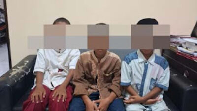 Tiga Bocah Pencuri Motor di Gresik Diamankan Polisi