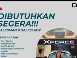 Lowongan Kerja Sales di Industri Otomotif, PT Dipo Internasional Pahala Buka Peluang Karier