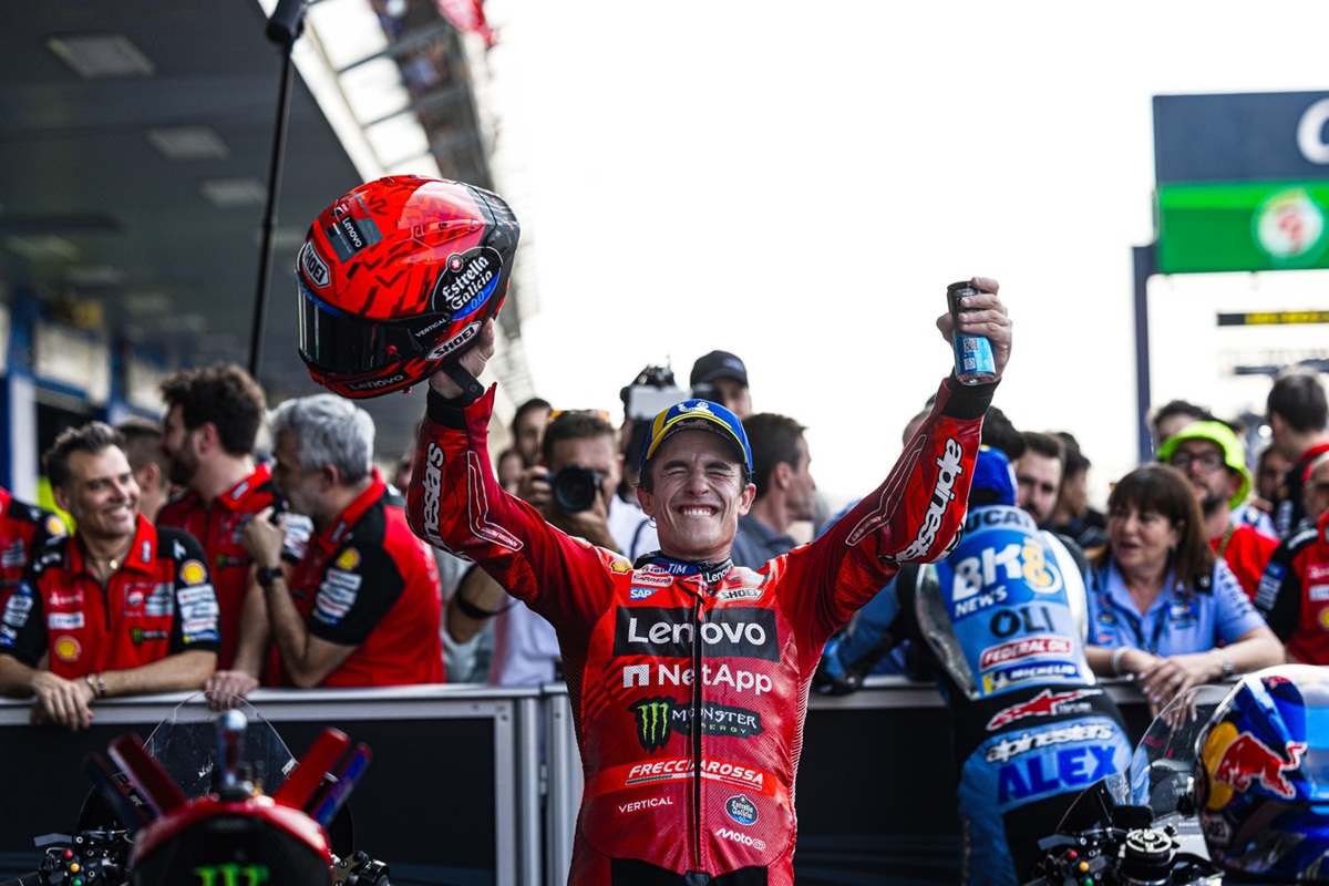 Marc Marquez memenangi MotoGP Thailand 2025