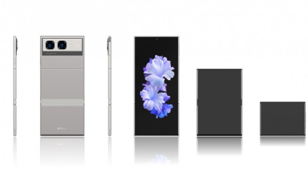 Ponsel konsep Infinix Zero Mini 3 Fold.