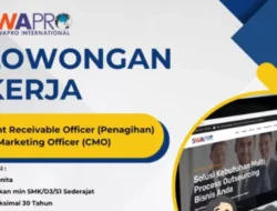 Lowongan Kerja PT Swapro Internasional, Cek Posisi dan Persyaratannya!