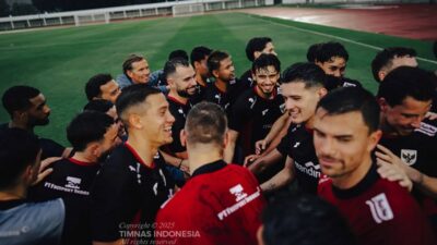 Timnas Indonesia kala berlaga.