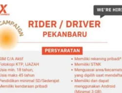 SPX Express Cari Rider/Driver di Pekanbaru, Gaji Kompetitif & Jam Fleksibel!