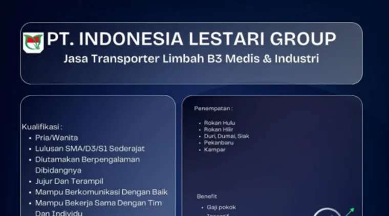 We Are Hiring! PT. Indonesia Lestari Group Buka Lowongan Medrep, Cek Syaratnya!